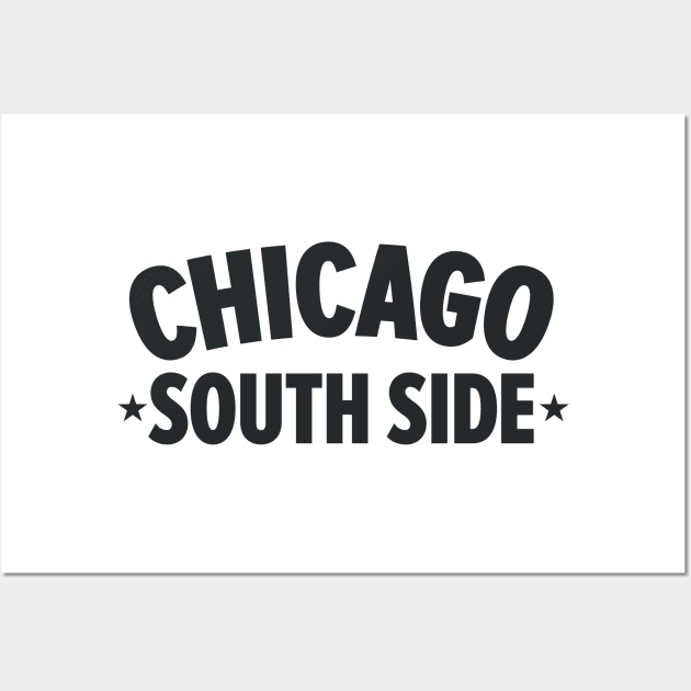 Chicago South Side Design - Explore the Vibrant Heart of the City Wall Art by Boogosh